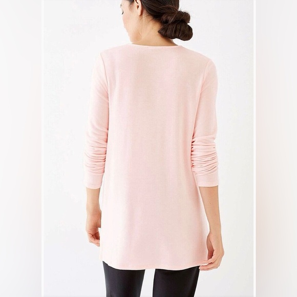 J.Jill Purejill Luxe Tencel Hi-Low
Asymmetrical Pink Blush Tunic Top - Picture 2 of 12